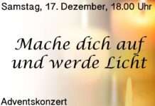 Adventskonzert in St. Theresia – Mache dich auf und werde Licht
