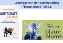 Lesetipps von der Buchhandlung „blaue Blume“ 19.01.