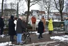 Mit Anwohnerinnen und Anwohnern in der Kanalstraße unterwegs