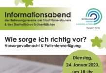 Infoabend Betreuungsvereine im Stadtteilbüro Grübentälchen