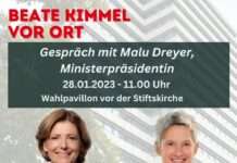 Ministerpräsidentin Malu Dreyer in Kaiserslautern