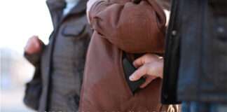 Festnahme von Tachendieben