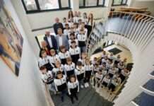 Jugend trainiert für Olympia – Sparkassenverband sponsort Sportjacken für Finalisten des Heinrich-Heine-Gymnasiums