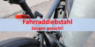 Schloss geknackt, Fahrrad geklaut – Zeugen gesucht!