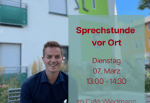 Sprechstunde vor Ort mit Matthias Mieves, Bundestagsabgeordneter