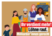 Solidarität mit den Streikenden im öffentlichen Dienst und der Bahn