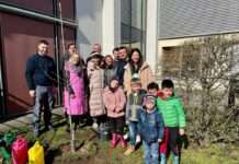 Naschäpfel für die Lautrer Kitas – EUS spendet 25 Apfelbäume