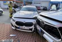 Frontalzusammenstoß in der Lauterstraße