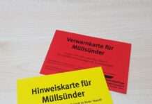 Gelbe und rote Karten für Müllsünden – City-Wächter klären auf und verwarnen