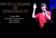 Nuit de la Chanson – Emmanuelle Mei, Kammgarn 15.04.