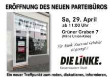 Eröffnung des neuen Parteibüros