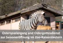 Osterspaziergang und Ostergottesdienst zur Saisoneröffnung im Zoo-Kaiserslautern