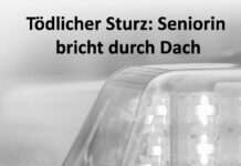 Tödlicher Sturz: Seniorin bricht durch Dach