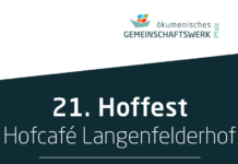 Hoffest – Hofcafé des Ökumenischen Gemeinschaftswerks Pfalz GmbH