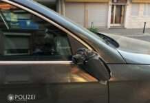 Auto mutwillig beschädigt und Polizisten beleidigt