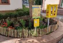 Zerstörter Bienenautomat der Volkshochschule wieder einsatzbereit – Tolle Nachbarschaftshilfe