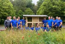 Insektenhotel für den Hauptfriedhof