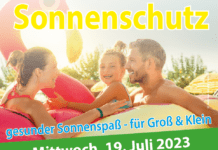Sonnenschutz im Schwimmbad Gelterswoog