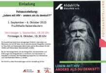Fotoausstellung „Leben mit HIV – anders als du denkst?!“ in der Fruchthalle Kaiserslautern