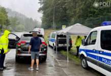 Trotz Regen und nasser Fahrbahn zu schnell