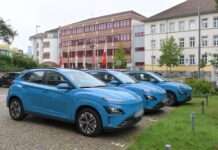 Fünf neue E-Fahrzeuge für die Stadt