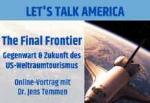 Online-Vortrag: The Final Frontier – Gegenwart und Zukunft des US-Weltraumtourismus am 05.10.2023, 18:00 Uhr