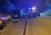 Unfall mit vier leichtverletzten Personen