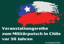 VERANSTALTUNGSREIHE zum 50sten Jahrestags des Militärputsches in Chile