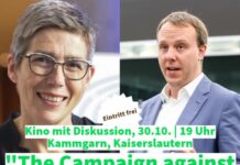 Kino in der Kammgarn – GRÜNE Europaabgeordnete Jutta Paulus und Daniel Freund laden zum Kino in die Kammgarn