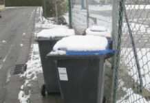 Festgefrorene Abfälle vermeiden