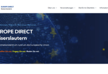 Europe Direct startet mit neuem Internetauftritt durch