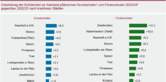 RLP – Schülerzahl an Grund- und Förderschulen gestiegen