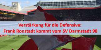 Verstärkung für die Defensive: Frank Ronstadt kommt vom SV Darmstadt 98