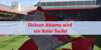 Dickson Abiama wird ein Roter Teufel