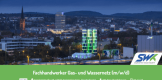 Fachhandwerker Gas- und Wassernetz (m/w/d)