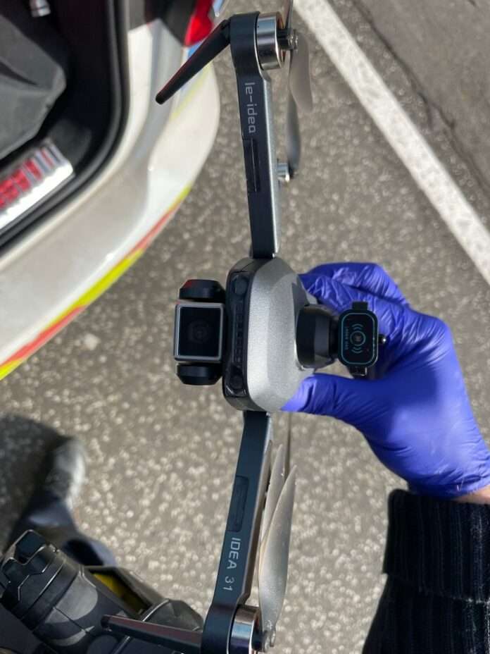 Gefundene Drohne Foto: Polizeiinspektion Kaiserslautern
