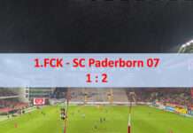 Zwei unterschiedliche Halbzeiten: FCK unterliegt Paderborn 1:2