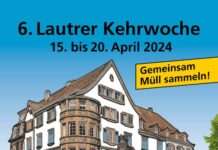 6. Lautrer Kehrwoche vom 15. bis 20. April im Stadtgebiet