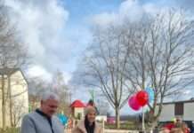 Spielplatzeröffnung in der Hallesche Straße auf dem Bännjerrück
