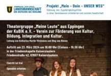 Theaterstück „Meine Leute“ in der Friedenskapelle