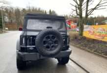 Qualmende Reifen am „Carfriday“ 2024 im Bereich Westpfalz