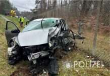 Frau bei Unfall schwer verletzt