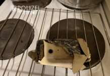 Im Backofen Handy getrocknet