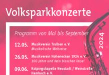 Neunteilige Konzertreihe lädt an Sonntagen in den Volkspark