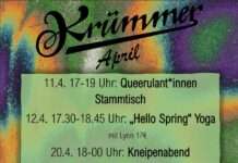 KRÜMMER-Programm April
