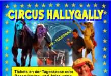Der beliebte Circus Hallygally kommt nach Kaiserslautern vom 26.4. – 05.05.2024