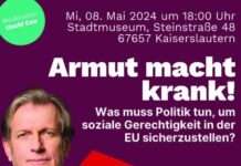 Armut macht krank – Veranstaltung mit Gerhard Trabert