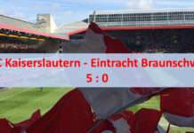 Schützenfest zum Abschluss: FCK schiebt sich mit 5:0 auf Rang 13