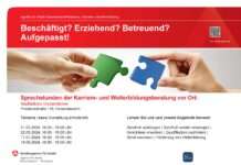 Beschäftigt? Erziehend? Betreuend? Aufgepaßt!