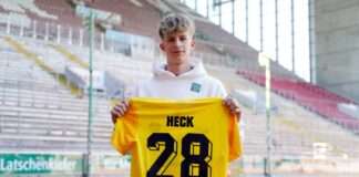 Fabian Heck unterschreibt Profivertrag